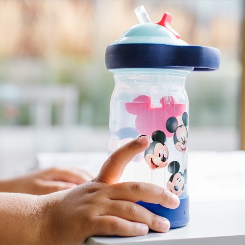 The First Years Disney Mickey Mouse 12oz Sip & See Water Bottle | 24 months+